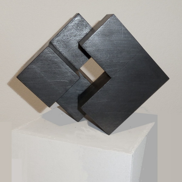 16x16x13cm, graphit auf mdf 16x16x13cm, graphit auf mdf