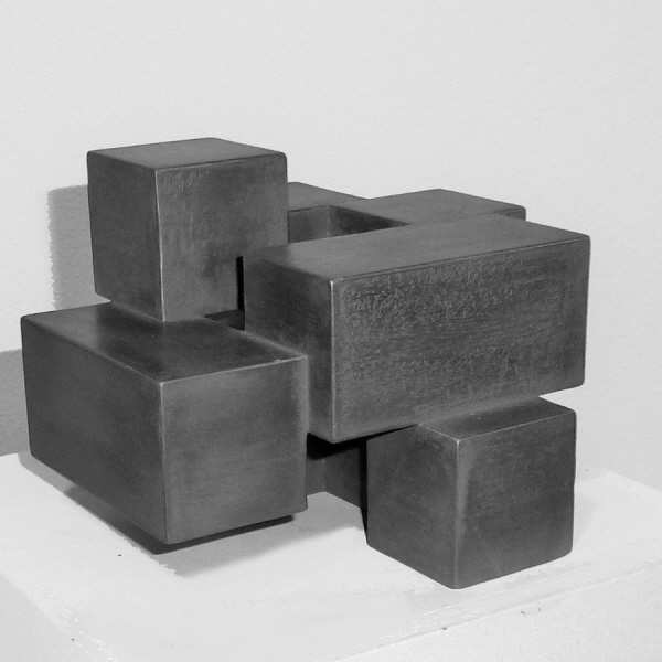 15x15x11cm, metall auf mdf 15x15x11cm, metall auf mdf